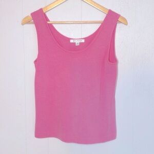 St. John Collection by Marie Grey Vintage Jewel Neck Knit Tank Sweater Top